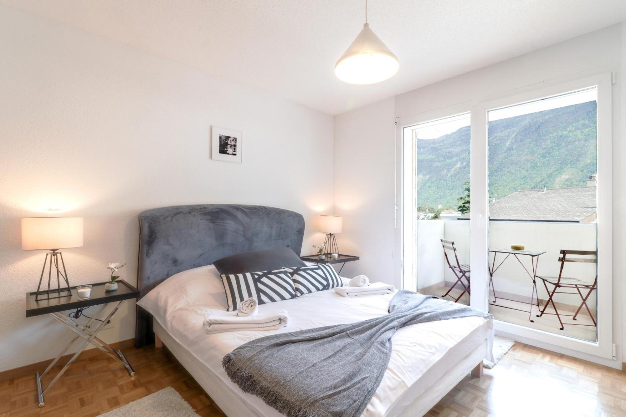 Nice Apartment Ideally Located In Martigny Exterior foto